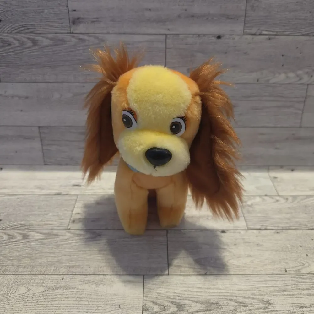 Lady from Lady and the Tramp Plush Dog Stuffed Animal‎ Vintage Disney Korea